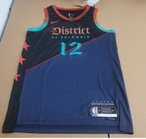 Maillot de Basket #12 Sarr Washington Wizards 23-24 city Imprimé